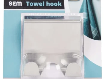 New Cascata Handdoekhaak Zilver