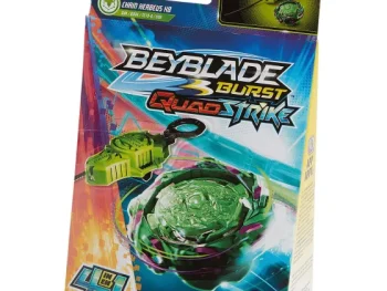 Best Hasbro Beyblade Burst Quad Strike Tol Blauw,Geel,Rood,Zwart