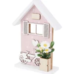 Hot Merk Home Accents Decoratiehuisje Blauw,Groen,Roze