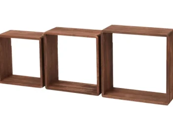 Online Merk Home Accents Houten Wandboxen Beige,Bruin
