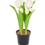 Sale Merk Home Accents Kunsttulpen In Pot Geel,Meerkleurig,Rood,Roze,Wit