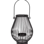 Fashion Merk Home Accents Metalen Lantaarn Zwart,Wit