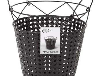 Online Merk Home Accents Metalen Mand Zwart