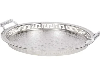 Sale Staub Home Accents Rond Dienblad Zilver