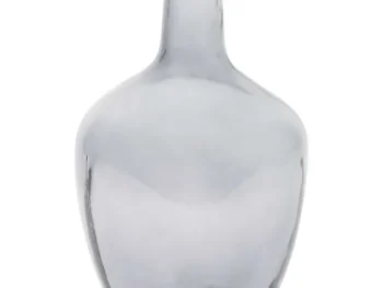 Fashion Merk Home Accents Vaas Malia Transparant,Zwart,Groen