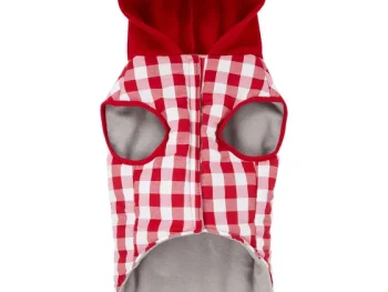 Clearance Merk Hondenjas Rood,Zwart