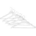 Clearance Merk Houten Kledinghangers Zwart,Wit