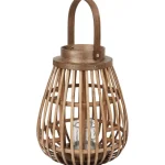 Sale Merk Houten Lantaarn Beige,Bruin