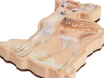 Hot Office Essentials Houten Stempel Bruin,Print