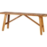 Clearance Merk Houten Tuinbank Bruin