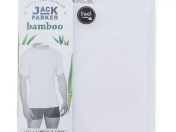 Fashion Jack Parker Bamboe T-Shirt Wit