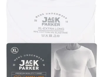 Best Jack Parker Extra Lang T-Shirt Wit