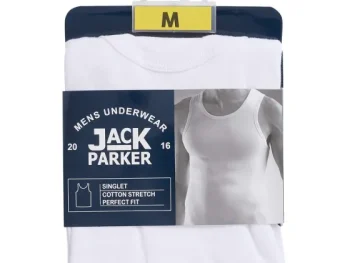 Outlet Jack Parker Singlet Wit