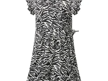 Fashion SuperTrash Jurk Blauw,Print,Roze,Zwart