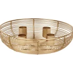 New Merk Kaarsenhouder Goud,Zwart