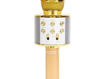 Sale Lab31 Karaoke-Microfoon Goud,Zilver,Zwart
