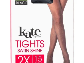 Discount Kate Legwear Satin Shine Panty'S 15 Denier Zwart