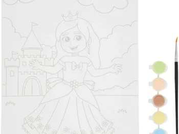 New Disney Kids Kingdom Maak Je Eigen Canvas Meerkleurig