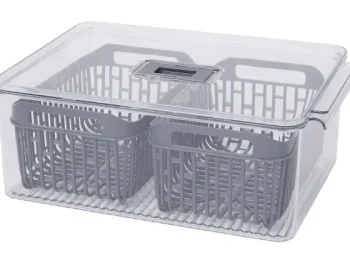 Best Lock & Lock Koelkast-Opbergbak Wit,Zwart