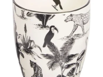 Hot Merk Koffiebeker Wild Living Print