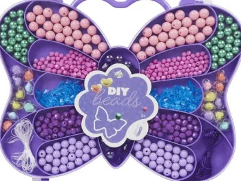 Outlet Disney Kralenset In Vlinderdoos Groen,Paars,Roze