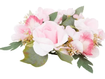 Fashion Merk Kunst-Rozenkrans Roze,Wit