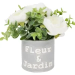 Clearance Merk Kunstbloem In Pot Met Tekst Roze,Wit,Geel