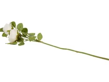 Online Merk Kunstroos Op Steel Roze,Rood,Wit