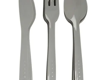 Outlet Merk Kunststof Bestek Blauw,Grijs,Groen,Wit