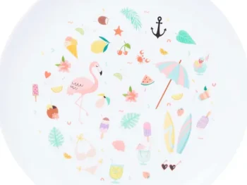 Clearance Merk Kunststof Bord Met Jungle Print