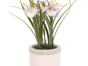 Discount Merk Kunstzomerbloemen In Pot Geel,Paars,Roze,Wit