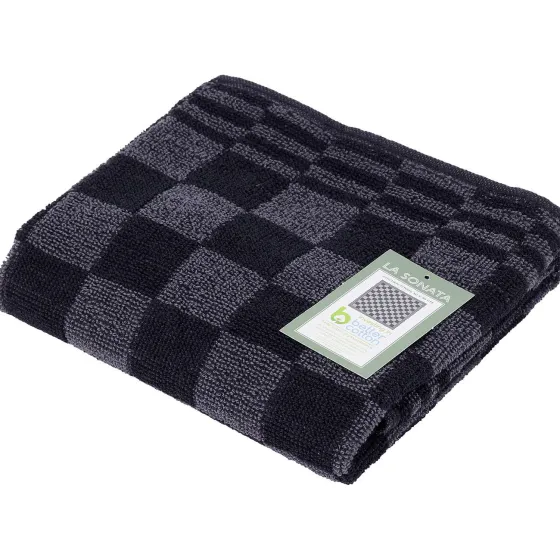 la-sonata-keukendoek-antraciet-IaesVpJi-1.webp Outlet Merk La Sonata Keukendoek Antraciet Print