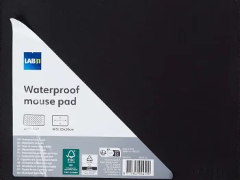 Clearance Lab31 Waterproof Muismat Zwart