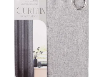 Clearance C&C Linnenlook Gordijn Beige,Grijs,Wit