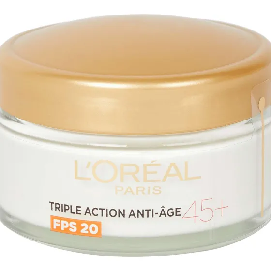 lor-al-triple-action-anti-age-hTFRSAir-2.webp Outlet L'Oréal L'Or Al Triple Action Anti Age Dagcr Me 45+