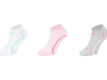 Outlet Lotto Sneakersokken Goud,Meerkleurig