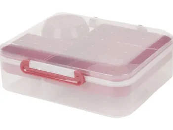 Sale Lock & Lock Lunchbox Blauw,Groen,Oranje,Paars,Transparant,Roze,Rood