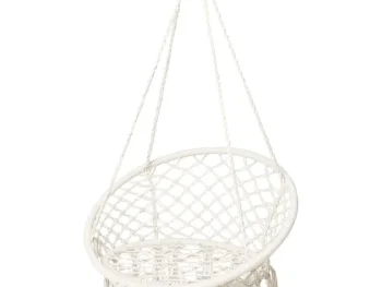 New Merk Macram Hangstoel Beige