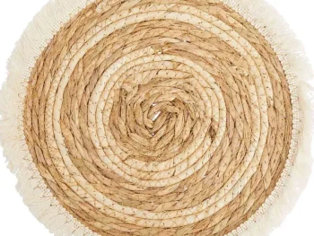 Best Merk Maisblad Placemat Bruin,Wit,Zwart