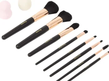 Fashion Max & More Make-Up Borstelset Zwart