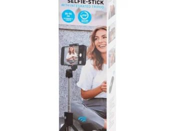 Clearance Lab31 Maxxter 3-In-1 Bluetooth-Selfiestick Zwart