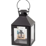 Clearance Merk Metalen Lantaarn Zwart,Wit