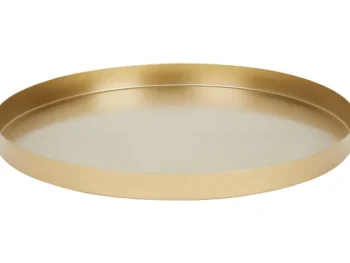 Best Merk Metalen Onderbord Beige,Goud,Groen