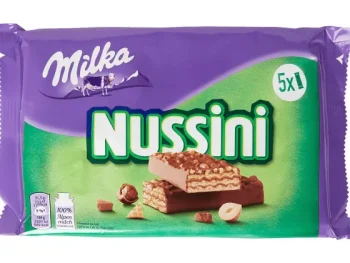 Hot Milka Nussini Wafels
