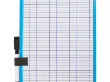 New Office Essentials Mini-Whiteboard Zwart,Blauw,Roze
