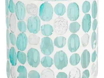 Clearance Merk Moza Ek Theelichthouder Blauw,Groen,Roze