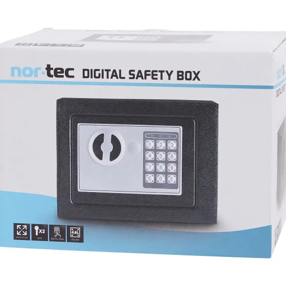 nor-tec-digitale-kluis-GlTWQRQT-0.webp Best FERM Nor-Tec Digitale Kluis Zwart