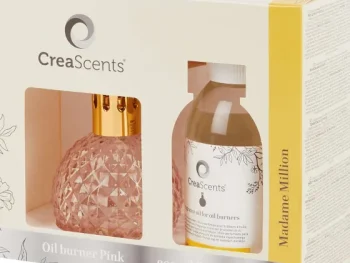 Fashion Merk Oliebranderset Transparant,Zwart,Roze,Wit