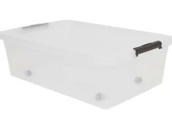 New Merk Opbergbox Met Deksel Transparant