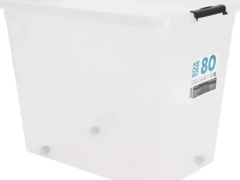 Hot Merk Opbergbox Met Klemdeksel Transparant